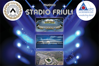 TRISECUR® cables ignite the passion in the New Friuli Stadium